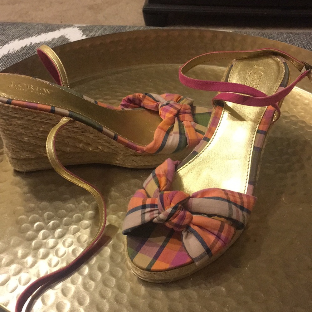 JCrew Wedged Espadrilles